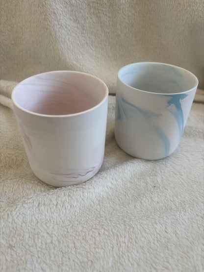 Pot personnalisable - Effet marbré