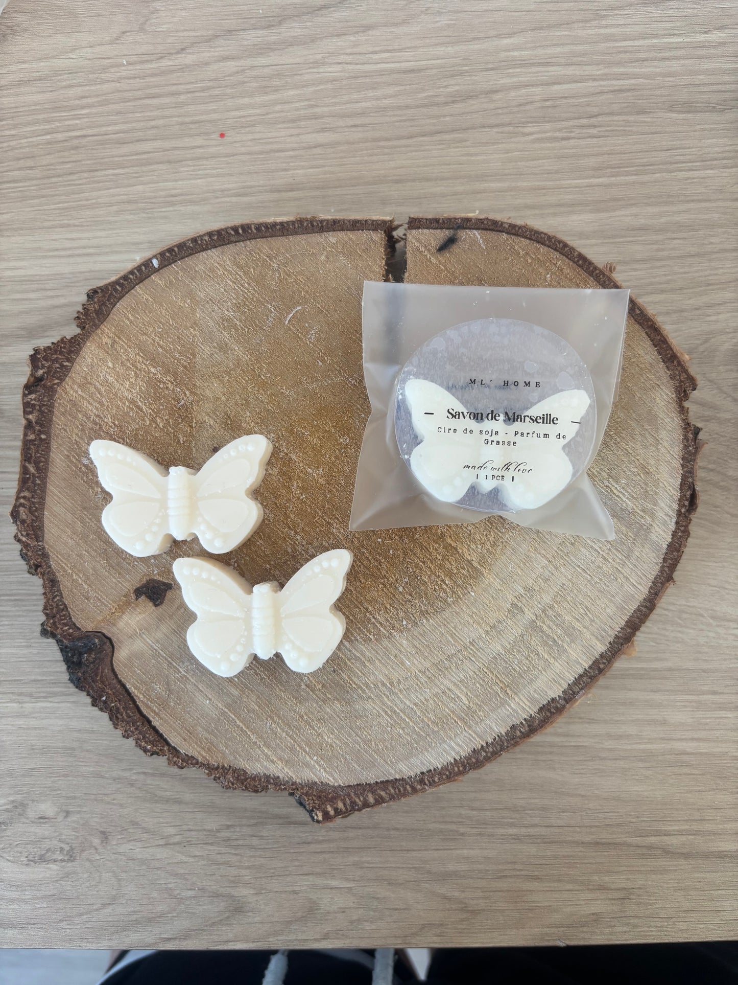 Lot de 2 fondants papillons