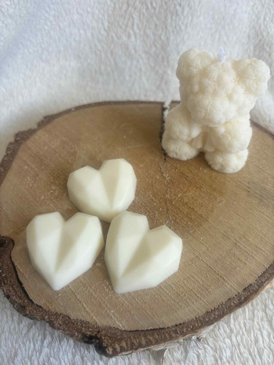 Lot de 2 fondants Coeurs sculptés